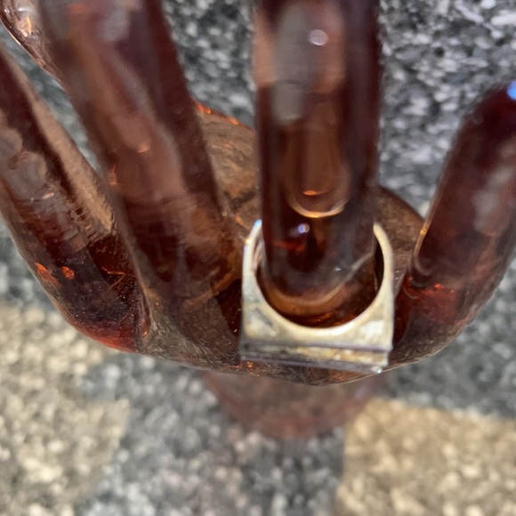 Three stackable GUESS rings faux diamond (not real diamond) see photos size 5.5 - Picture 3 of 7